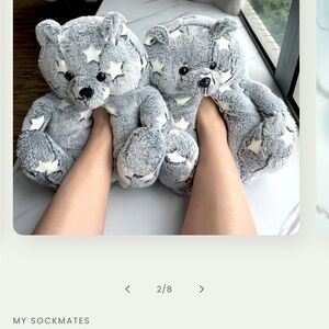 Glow in the Dark Teddy Bear Slippers